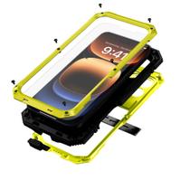 Capa de telefone Lunivop iPhone 16 Pro Max 6,9" amarela robusta Capa de telefone Lunivop iPhone 16 Pro Max 6,9" amarela robusta