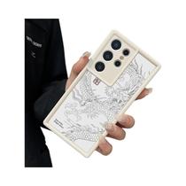 Capa De Telefone Luxuosa Dragon Totem Para Samsung Galaxy S24 S23 S22 Ultra plus A14 A34 A13 A23 A33