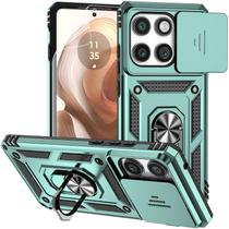 Capa de telefone M MAIKEZI Motorola Edge 2025 Dual Layer Verde