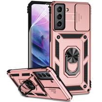 Capa de telefone M MAIKEZI Samsung Galaxy S21+ Plus 6,7" rosa dourada Capa de telefone M MAIKEZI Samsung Galaxy S21+ Plus 6,7" rosa dourada