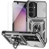 Capa de telefone M MAIKEZI Samsung Galaxy S25 Plus Military Silver