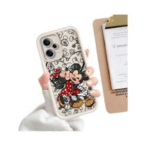 Capa De Telefone Macia Mickey Minnie Disney Para Xiaomi Redmi Note 12 11 10 9 8 7 K50 Pro 5g 4g