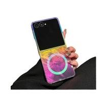 Capa De Telefone Magnética Anti-Queda Para Samsung Galaxy Z Flip7 Com Tela Dobrável Em Gradiente