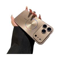 Capa De Telefone Magnética Brilhante Aurora Para Magsafe iPhone 17 16 15 14 13 12 11 pro Max