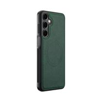 Capa De Telefone Magnética De Couro Para Samsung Galaxy Série a Compatível Com Carregamento Sem Fio