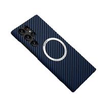 Capa De Telefone Magnética De Fibra De Carbono Para Samsung Galaxy S24 S23 S22 S21 Ultra Shock Wear