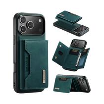 Capa De Telefone Magnética Destacável Em Couro Para iPhone 17 16 15 14 13 12 11 pro Max Com