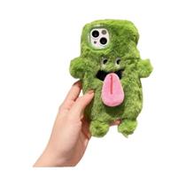 Capa De Telefone Magnética Divertida De Monstro De Pelúcia Para iPhone 17 pro Max 16 plus 15 14 11 Capa De Telefone Magnética Divertida De Monstro De Pelúcia Para iPhone 17 pro Max 16 plus 15 14 11