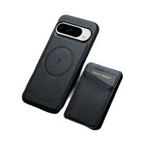 Capa De Telefone Magnética Em Couro PU Para Google Pixel 10 9 8 7 Com Porta Cartões 2 Em 1 Magsafe