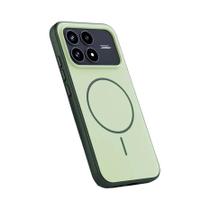 Capa De Telefone Magnética Fosca Para POCO F8 pro Ultra Com Carregamento Sem Fio MagSafe, Borda