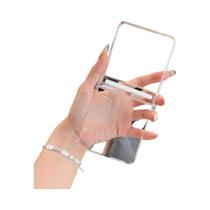 Capa De Telefone Magnética Magsafe De Proteção Dura Transparente Para Samsung Galaxy Z Flip 7 5G