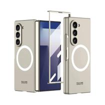 Capa De Telefone Magnética Slim Com Carregamento Sem Fio Para Samsung Galaxy Z Fold 7 6 Fold7 Fold6