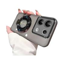 Capa De Telefone Magnética Transparente Com Suporte Para MOTO Edge 60 50 40 Ultra Fusion Neo pro 5G