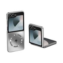 Capa De Telefone Magnética Ultra Fina De Cor Sólida Metálica Para Samsung Galaxy Z Flip 7 6 5 4 3