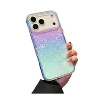 Capa De Telefone Magsafe Com Glitter Gradiente Para Apple iPhone 17 16 15 14 13 12 pro Max, Capa