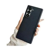 Capa De Telefone MagSafe Com Textura De Fibra De Carbono Para Samsung Galaxy Z Fold 7 6 5 5G Capa De