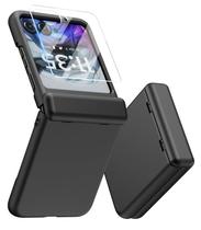 Capa de telefone MAKAVO para Motorola Razr 2024 com protetor de tela