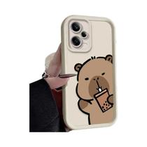 Capa De Telefone Matte Capybara Para Xiaomi Redmi Note 14 13 12 11 pro plus 5G 12S 11S 10S 10 9 14C