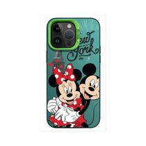 Capa de Telefone Mickey e Minnie Disney para iPhone 15/14/13/12/11 - Modelos Pro Max e Plus