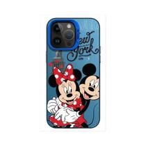 Capa de Telefone Mickey e Minnie Disney para iPhone 15/14/13/12/11 - Modelos Pro Max e Plus