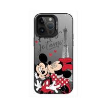 Capa de Telefone Mickey e Minnie Disney para iPhone 15/14/13/12/11 - Modelos Pro Max e Plus