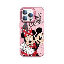 Capa de Telefone Mickey e Minnie Disney para iPhone 15/14/13/12/11 - Modelos Pro Max e Plus