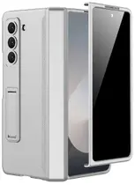 Capa de telefone Miimall para Samsung Galaxy Z Fold 6 Silver