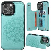 Capa de telefone MMHUO para iPhone 16 Pro Max Wallet com suporte para cartão