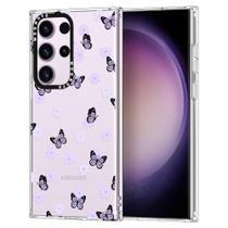 Capa de telefone MOSNOVO para Samsung Galaxy S23 Ultra Lilac Butterfly