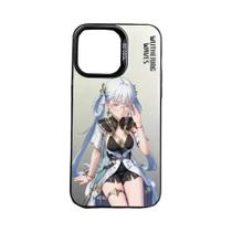 Capa De Telefone Multicolorida Fosca Laser Metálica Aurora Para iPhone 17 16 15 14 13 12 11 pro Max