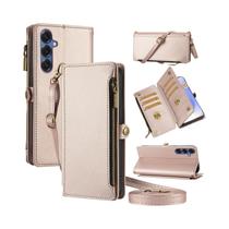 Capa De Telefone Multifuncional Em material sintético Com Tampa Flip Para a Série Samsung, Com