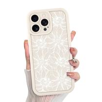 Capa de telefone MZELQ para iPhone 14 Pro Max Silicone Sunflower Capa de telefone MZELQ para iPhone 14 Pro Max Silicone Sunflower