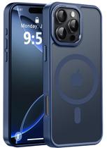 Capa de telefone Newfuture projetada para iPhone 16 Pro azul marinho Capa de telefone Newfuture projetada para iPhone 16 Pro azul marinho