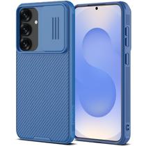 Capa de telefone Nillkin Samsung Galaxy S25 6.2" Capa de câmera azul