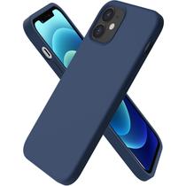 Capa de telefone ORNARTO compatível com iPhone 12 Mini azul marinho