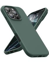 Capa de telefone Ouxul projetada para iPhone 16 Pro 6,3" verde militar