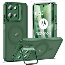 Capa de telefone OWKEY para Motorola Moto G 5G 2025 Magnetic Green Capa de telefone OWKEY para Motorola Moto G 5G 2025 Magnetic Green
