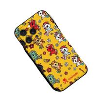 Capa De Telefone Preta Para iPhone 11 13 14 pro Max 7 8 plus X Xr Xs Max 12mini Da Japan Tokidokis
