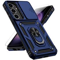 Capa de telefone PUSHIMEI para Samsung Galaxy S25 Plus azul marinho Capa de telefone PUSHIMEI para Samsung Galaxy S25 Plus azul marinho