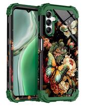 Capa de telefone Rancase para Samsung Galaxy A14 5G Green Butterfly