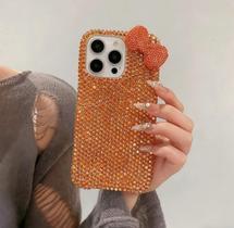 Capa de telefone redecarie para iPhone 17e 6.1" com strass Capa de telefone redecarie para iPhone 17e 6.1" com strass