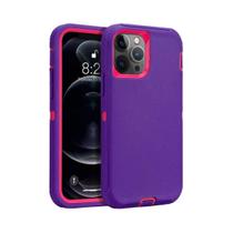 Capa de Telefone Resistente com Clip - Para iPhone 16, 15, 14, 13, 12, 11, Pro Max e XR