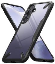 Capa de telefone Ringke Fusion-X Samsung Galaxy S24 Plus 5G preta
