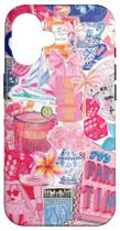Capa de Telefone Rosa Cute Coquette Collage para iPhone 16 Capa de Telefone Rosa Cute Coquette Collage para iPhone 16