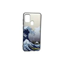 Capa de telefone Samsung A21s Japanese Art Silicone
