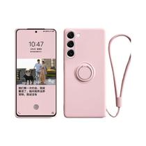 Capa De Telefone Samsung Galaxy Com Anel Magnético De Silicone S25 S24 S26 Ultra S23 S22 plus A57