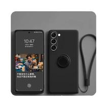 Capa De Telefone Samsung Galaxy Com Anel Magnético De Silicone S25 S24 S26 Ultra S23 S22 plus A57