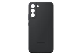 Capa de telefone Samsung Galaxy S22+ Capa de silicone preta Capa de telefone Samsung Galaxy S22+ Capa de silicone preta
