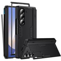 Capa de telefone Samsung Galaxy Z Fold 6 com suporte para caneta S preta Capa de telefone Samsung Galaxy Z Fold 6 com suporte para caneta S preta