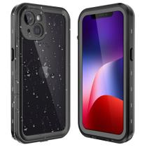 Capa de telefone ShellBox para iPhone 13 6.1" com protetor de tela